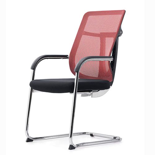简约网布会议椅子工厂直销 会议室用的弓形网布会议椅子产地货源